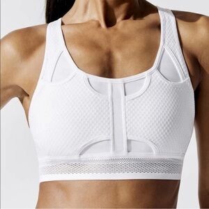 Nike Swoosh UltraBreathe | White Sports Bra